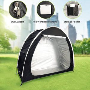 Tente de vélo en polyester imperméable portable avec cadre en plastique <span class=keywords><strong>pour</strong></span> abri de pluie <span class=keywords><strong>pour</strong></span> le stockage extérieur de jusqu'à 2-3 vélos - Product Image 3