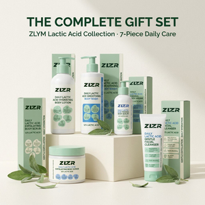 Set de Cuidado de la Piel con Ácido Láctico 12% AHA, Loción Corporal Exfoliante, Jabón, Exfoliante, Suero, Crema de Manos, Champú, Limpiador, Kit de 7 Piezas - Product Image 4