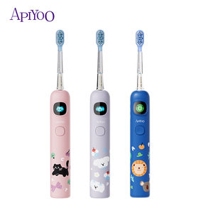 Cepillo de dientes eléctrico sónico inteligente para niños, cabezal de cepillo suave resistente al agua IPX7, 3 modos, guía de voz, batería de 2000mAh, 180 días de duración - Product Image 4