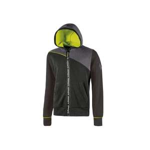 U-POWER-Sweat-shirt zippé Jupiter Black Carbon EY212BC-3XL-EAN 8033546464151 WORK HOODIES - Product Image 1