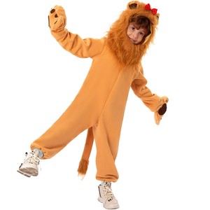 Sang Trọng Trẻ Em Sư Tử Trang Phục Hoang Dã Vua Của Rừng Trang Phục Với <span class=keywords><strong>Roar</strong></span> Mane Cho Halloween Lễ Hội Đảng Dress-up Cho Tuổi Nhóm Trẻ Em - Product Image 2