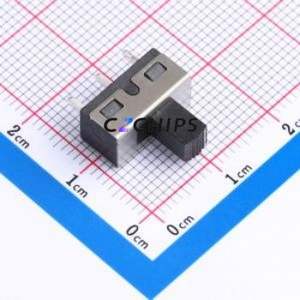 SS-12D10-G060 Slide Switch Through hole Component (THT) Switch Single Pole Double Throw Rectangle Pin Header PC Pin 12.7mm - Product Image 1