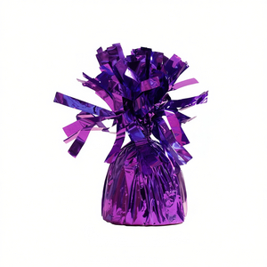 Décorations de centre de table en feuille d'aluminium violette, 12 pièces, Party Love Peso Morado - Product Image 2