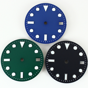 Pièces de modification pour mouvement <span class=keywords><strong>Seiko</strong></span> NH35 NH36, cadran de 28,5 mm, accessoires de montre modifiés, luminescence verte - Product Image 1