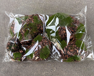 ミックスサイズ軽量セラミック製模擬モスストーン人工石ボールグリーン植物、家庭菜園植木鉢装飾用 - Product Image 2