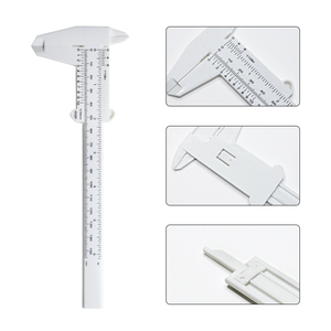 Microblading règle micromètre outil de mesure sourcil façonnage plastique coulissant Vernier pied à coulisse jauge pour utilisation de tatouage - Product Image 5