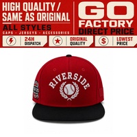 Casquettes de sport OEM ODM 59fif à visière plate pour hommes, style streetwear, brodées, vintage, bicolores, 6 panneaux, ajustées, type snapback