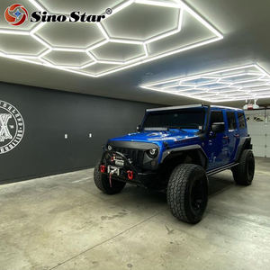 ST1028 Prix d'usine Meilleure éclairage LED professionnelle pour atelier automobile et <span class=keywords><strong>garage</strong></span>, design hexagonal pour éclairage de baie - Product Image 6