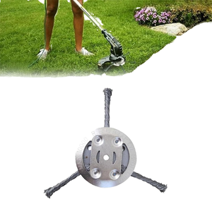 Coupe-herbe à roue métallique à double usage adapté aux pièces et accessoires des tondeuses à gazon terrestres et aquatiques - Product Image 1