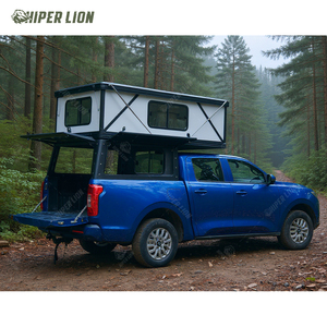 Tenda da Tetto Pop-up Hiperlion per Pickup, <span class=keywords><strong>Camper</strong></span> in Alluminio con Guscio Rigido e Tettoia per <span class=keywords><strong>Campeggio</strong></span> - Product Image 3