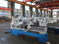 Tour manuel universel à banc déporté CA6261C de Chine, grande portée de 105 mm, 220V, horizontal, semi-automatique, DRO, pour usinage de métaux de moyenne intensité