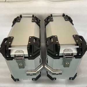 38-45 Liter Aluminum Top Case Motorcycle Tail Box Black Silver Several Types for Honda Cb500x 1months CN;GUA