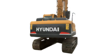 Nouvelle Arrivée : Pelle sur chenilles Hyundai 220LC-9S d'occasion, d'origine Corée du Sud, modèles Hyundai 220, R220, R225