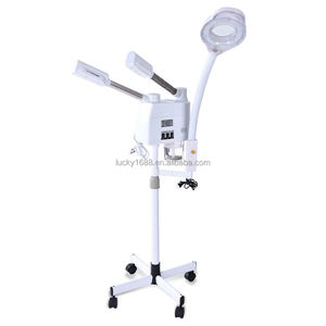 Lámpara de aumento con vaporizador facial para análisis de la piel, soporte de suelo ajustable de fábrica, venta al por mayor, 8x - Product Image 3