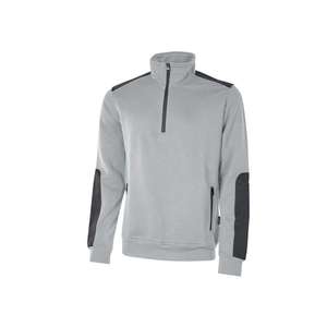 Sweat-shirt à demi-zip gris argenté EY142GS-2XL U-POWER-EAN 8033546373491 WORK HOODIES - Product Image 1