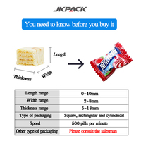 JK-580 Automatique Biscuit Chocolat De Paquet D'écoulement