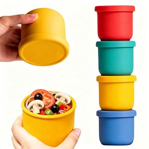 Children's Bento <b>Lunch</b> Container with Silicone Soup <b>Box</b> BPA Free Fresh-Keeper Lid Manual Driven CPC Certified for 2-4 Year Olds - Product Image 2