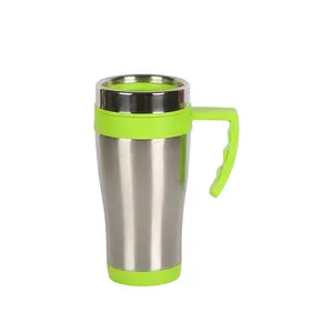 15oz Classic Car Design Handgrip Plastic And Stainless Steel Coffee Mugs For Business Gifts With Price Offers