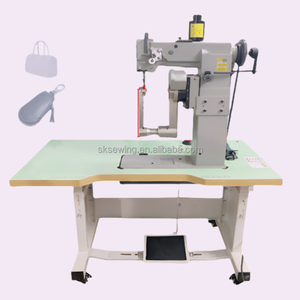 Bon marché <span class=keywords><strong>Machine</strong></span> à coudre de sacs en cuir de lit de poteau de bras rotatif pour le sac à main de dame - Product Image 1