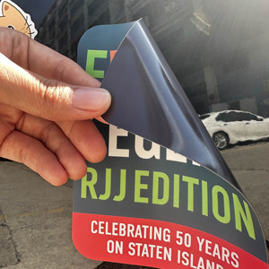 Adesivi Magnetici per <span class=keywords><strong>Auto</strong></span> Resistenti ai Raggi UV, Impermeabili, Spessi, Durevoli, Riutilizzabili, con Logo Personalizzato Fustellato - Product Image 1