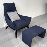 Fauteuil de détente individuel moderne en métal design pour bureau, espace de repos, villa, hôtel, salle d'exposition, réception et salle de réunion