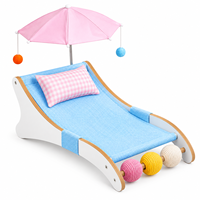 Tapis rafraîchissant et respirant pour chat, lit d'été avec jouet intégré pour canapé, chaise, mobilier d'intérieur pour animaux de compagnie