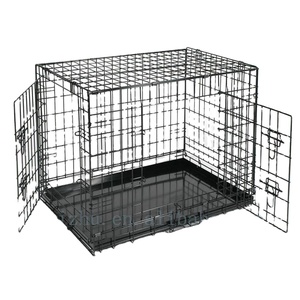 Hot sale stainless steel large dog cage crates for cheap