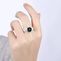 Montre à cadran rond pour femme, bague en alliage, bijoux de doigt, montre tendance, cadeau, vente en gros personnalisée