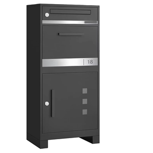 Boîte à colis JH-Mech Boîte à colis personnalisée avec boîte aux lettres Boîte de livraison de colis autoportante et résistante aux intempéries Type d'assemblage - Product Image 1