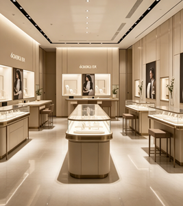 Nouvel ensemble de présentoirs à bijoux sur pied plateau de <span class=keywords><strong>vitrine</strong></span> de luxe présentoir noir présentoir de colliers de bijoux - Product Image 5