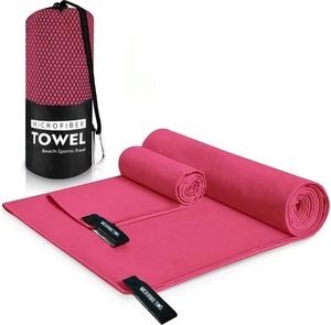 Serviette de sport et de camping en microfibre Rainleaf personnalisée, séchage rapide, super absorbante, idéale pour le voyage, avec sac en filet - Product Image 1
