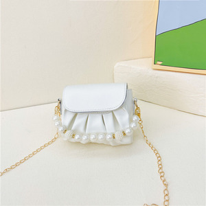 Tas kecil anak perempuan Fashion tas putri mutiara baru dompet koin lipat - Product Image 2