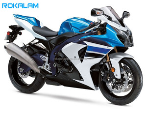 ชุดแต่งรอบคัน Suzuki GSX-R1000 ปี 2009 2010 2011 <span class=keywords><strong>2012</strong></span> 2013 2014 2015 2016 K9 สีน้ำเงิน ขาว ดำ ชุดแฟริ่งอะไหล่แต่ง - Product Image 1
