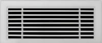 Grille d'air de retour de sortie de persiennes à une couche en alliage d'aluminium de qualité supérieure avec maille pour CVC.