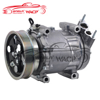 Nuevo modelo 7C16, compresor de pieza de reparación de CA automática para Lada Largus para Renault Duster, compresor de CA para coche 6001549991 7711497528 WXRN023