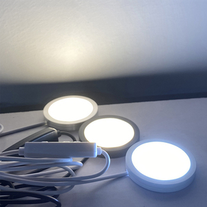 Luz LED USB para Gabinete SMD2835 con Interruptor, <span class=keywords><strong>Cable</strong></span> de 5V, Luces Bajo Muebles, Luz Fría, Cálida, Neutra, Blanca, Lámpara de Techo, Montaje Superficial, 3 Vatios - Product Image 3