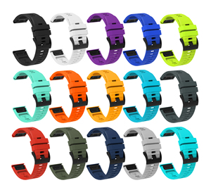 Correa de Reloj Deportiva de Silicona Resistente al Agua RYB de 22 mm para Garmin Fenix/Forerunner/Instinct, Correa de Repuesto Duradera para Hombre - Product Image 3