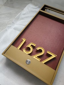 Targhe Personalizzate in Acciaio Inox per Numeri di Porta, Insegne con Nome dell'Hotel, Segnali con Numero della Stanza, Targhette per Edifici - Product Image 6