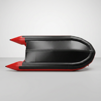YLS-470 Bateau de pêche gonflable robuste en PVC de 1,2 mm, capacité 8 personnes, pliable, léger, durable et stable pour la dérive