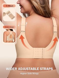 Reggiseni push-up personalizzati OEM con logo, reggiseni senza fili e senza cuciture da donna, <span class=keywords><strong>bralette</strong></span> a copertura totale, reggiseni comodi senza ferretto - Product Image 4