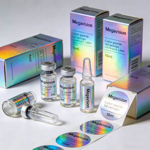 Etiquetas Personalizadas con Logotipo Impreso para Frascos Pequeños de Grado de Laboratorio, Etiquetas Adhesivas en Rollo para Botellas con Logotipo Privado - Product Image 4