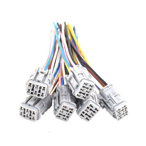 Ket Swp 6 Manier Zwarte Vrouwelijke Behuizing Waterdichte Auto Kabelboom Connector MG610335-5 DJ7061Y-2-21 - Product Image 1