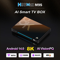 H96 MAX Rockchip RK3576 Octa Core 8K Streaming Internet Super Box Personnalisé Meilleur Boîtier TV Intelligent Android 14 Certifié Google