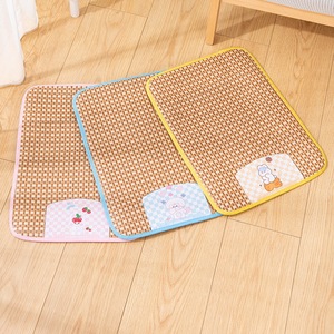 Bán buôn đa màu sắc mùa hè hai mặt mây thảm cho mát mẻ và làm mát vật nuôi thảm - Product Image 6