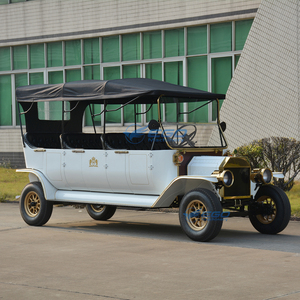 Voiture électrique classique de qualité supérieure, véhicule d'époque pour voyages et visites touristiques, voitures rétro antiques - Product Image 5