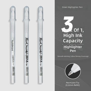 Set di Penne Gel Bianche Opache, Marcatori Acrilici ad Alta Copertura per Disegno su Carta Nera e Illustrazione - Product Image 6