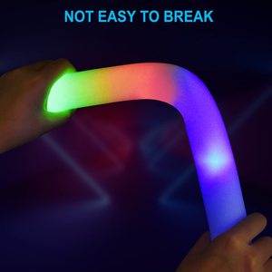 Neon Glo biểu tượng tùy chỉnh Led Neon bọt ánh sáng lên gậy 3 đầy màu sắc nhấp nháy đám cưới sinh nhật buổi hòa nhạc Wands Halloween Glow Đảng số lượng lớn - Product Image 6