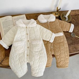 Nuovo arrivo <span class=keywords><strong>neonato</strong></span> abbigliamento invernale tinta unita tutine da <span class=keywords><strong>neonato</strong></span> tutine da <span class=keywords><strong>neonato</strong></span> per bambine giacca invernale per bambini - Product Image 4