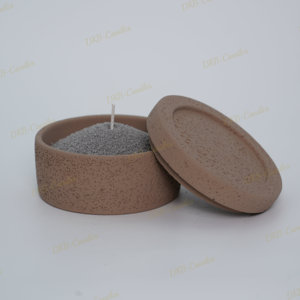 ขวดเทียนเปล่ารูปทรงกลมหรูหราสำหรับน้ำหอมซีเมนต์กลิ่นหอมสำหรับงานปาร์ตี้วันเกิดและคริสต์มาส - Product Image 6