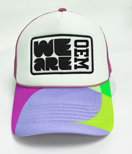 Casquette Trucker en Mousse Brodé Personnalisé Premium 2026 – Haute Qualité, 5 Panneaux, Performance, Style Plage, Unisexe, Réglable, Asymétrique - Product Image 1